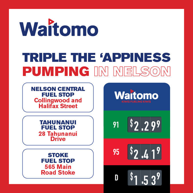 Leading fuel retailer Waitomo continues expansion with arrival into Nelson