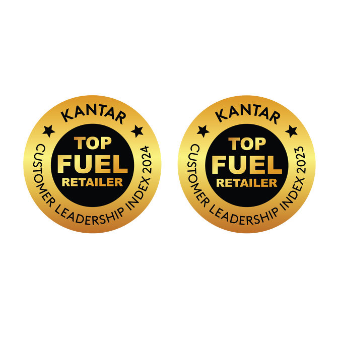 Ranked the number one fuel brand – two years in a row.